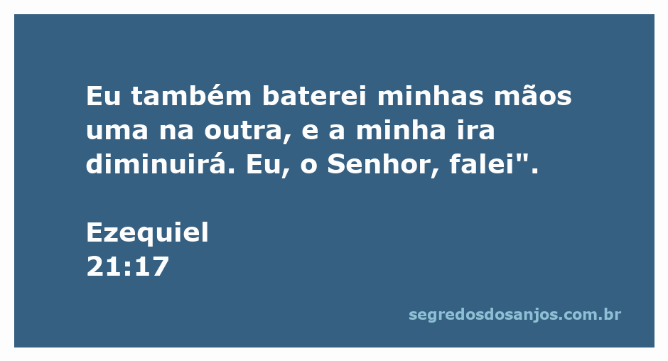 Imagem representativa da passagem bíblica Ezequiel 21:17, simbolizando a ira de Deus e a ação divina.