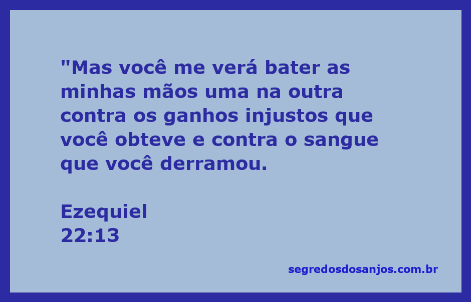 Ilustração simbolizando a condenação dos ganhos injustos e da injustiça, inspirada em Ezequiel 22:13.