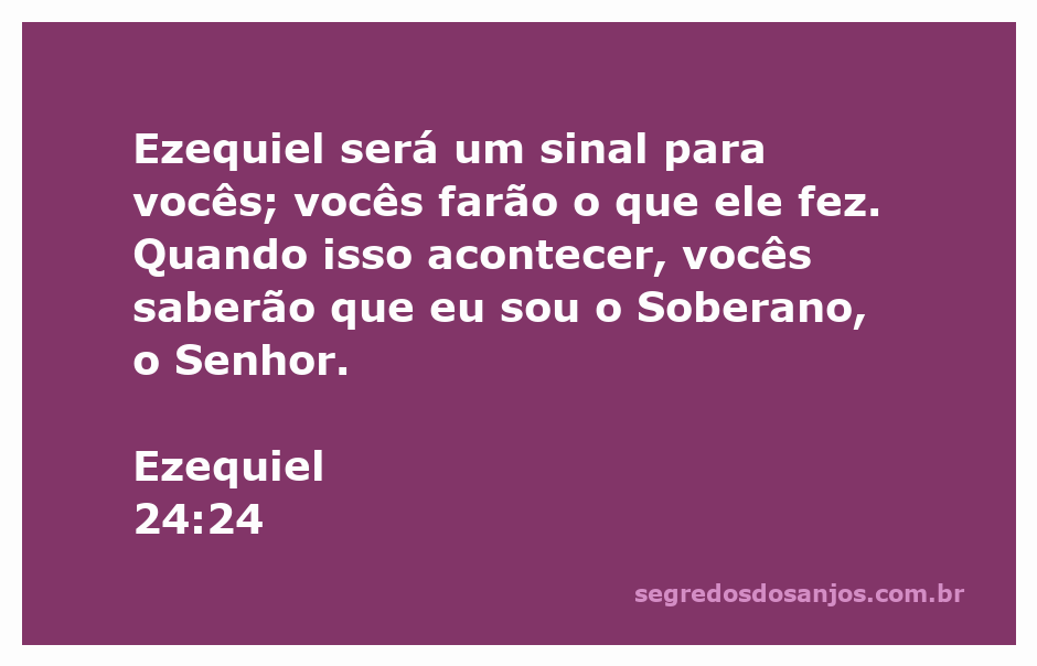 Ilustração representando Ezequiel como sinal de advertência para o povo de Israel, com elementos simbólicos que refletem a soberania do Senhor.