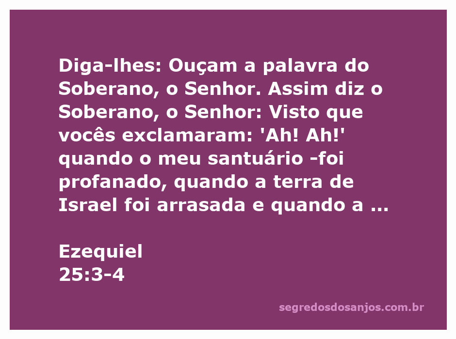 Ilustração da profecia de Ezequiel sobre a profanação do santuário e o exílio de Judá