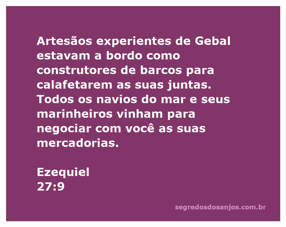 Imagem de artesãos de Gebal construindo barcos para o comércio marítimo.