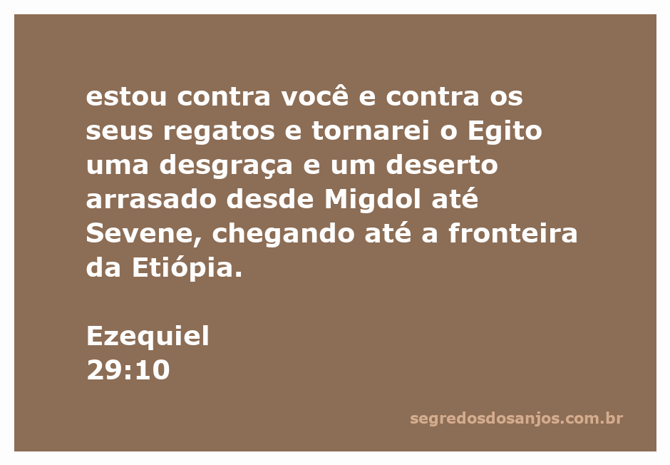 Imagem do deserto egípcio simbolizando a desolação profetizada em Ezequiel 29:10.