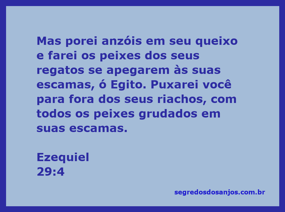 Imagem representativa da passagem de Ezequiel 29:4, mostrando anzóis e peixes em um ambiente aquático relacionado ao Egito.