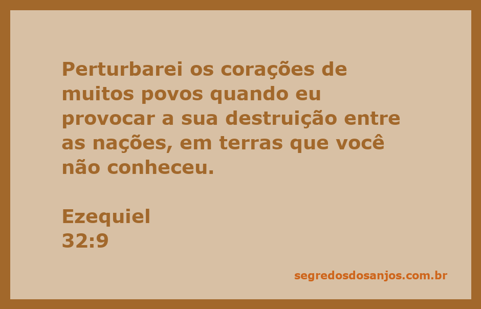Imagem simbólica representando a perturbação dos corações e a destruição entre as nações, inspirada em Ezequiel 32:9.
