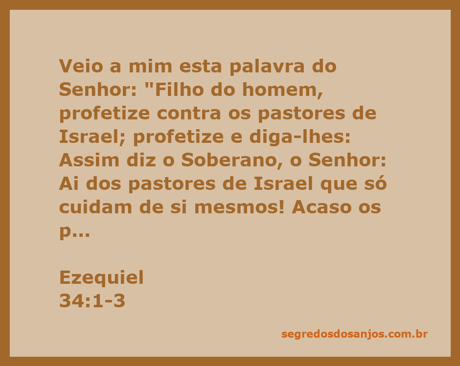 Ilustração de Ezequiel profetizando contra os pastores de Israel, enfatizando a responsabilidade dos líderes espirituais sobre seu rebanho.