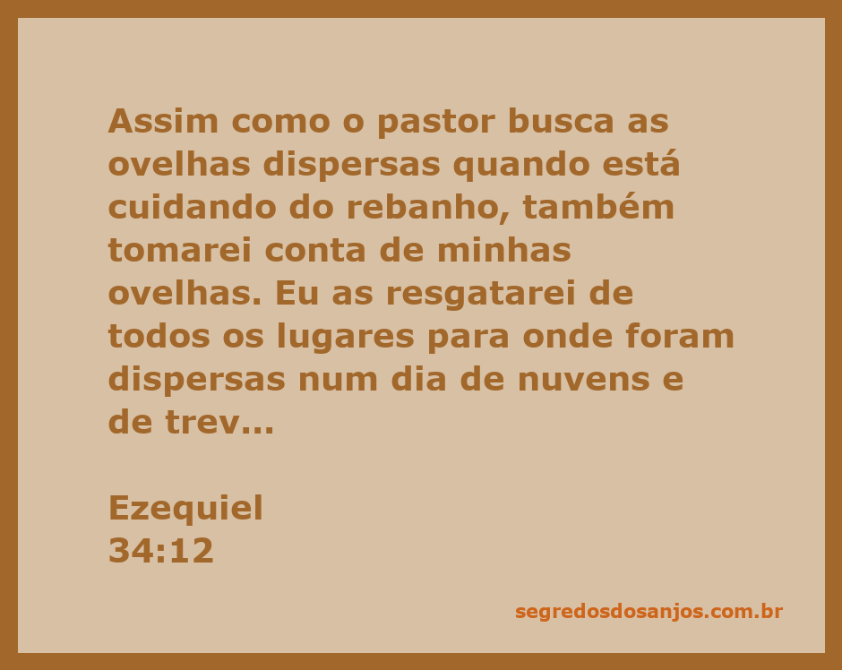 Pastor buscando ovelhas dispersas em um cenário de nuvens e trevas.