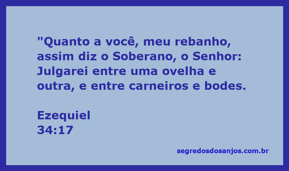Ilustração de um pastor separando ovelhas e bodes, simbolizando o juízo divino conforme Ezequiel 34:17.