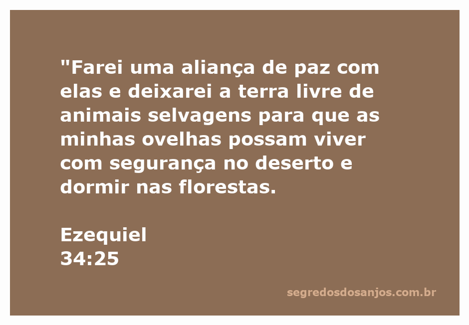 Imagem de um pastor cuidando de ovelhas em um ambiente tranquilo, simbolizando a promessa de paz e segurança em Ezequiel 34:25.