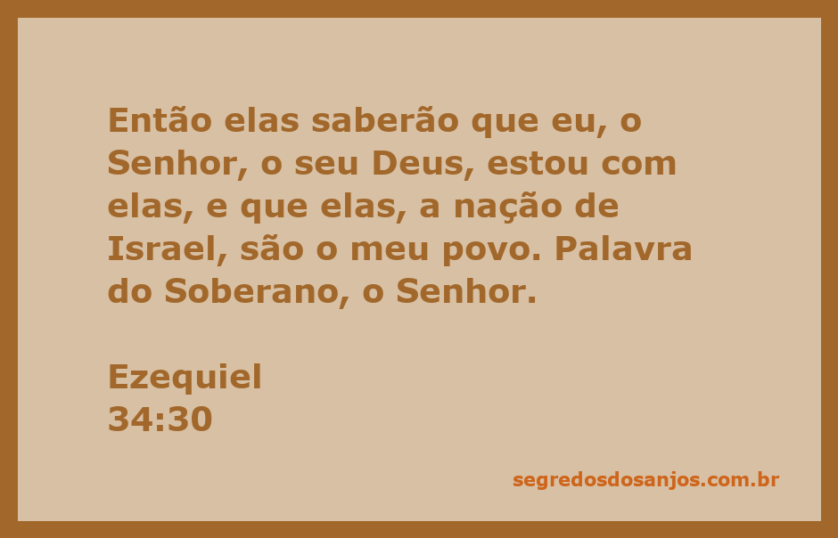 Imagem representativa de Ezequiel 34:30, mostrando a presença de Deus com o povo de Israel.