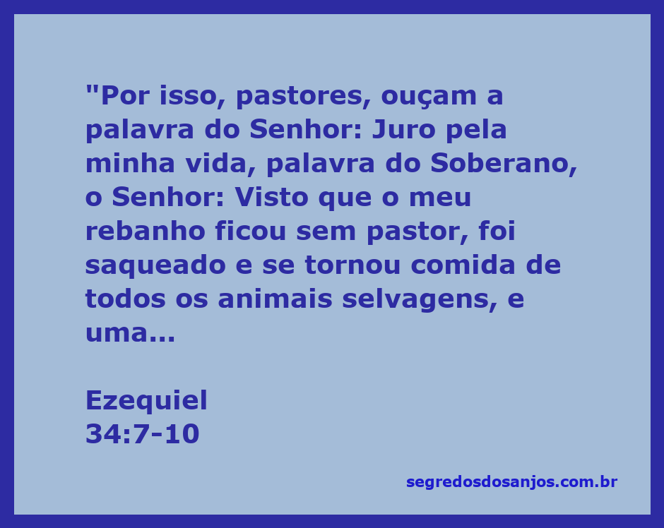 Ilustração de pastores negligentes e ovelhas abandonadas, representando Ezequiel 34:7-10.