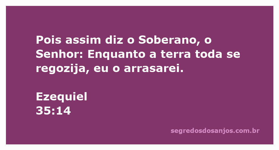 Imagem simbólica representando a destruição e a justiça divina conforme Ezequiel 35:14.