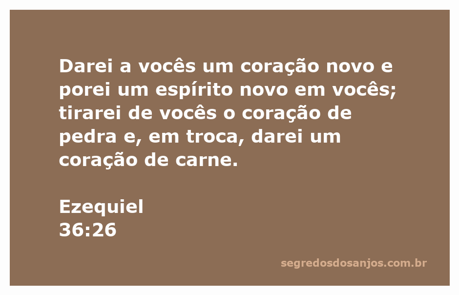 Imagem simbólica representando um coração novo, transformando um coração de pedra em um coração de carne.