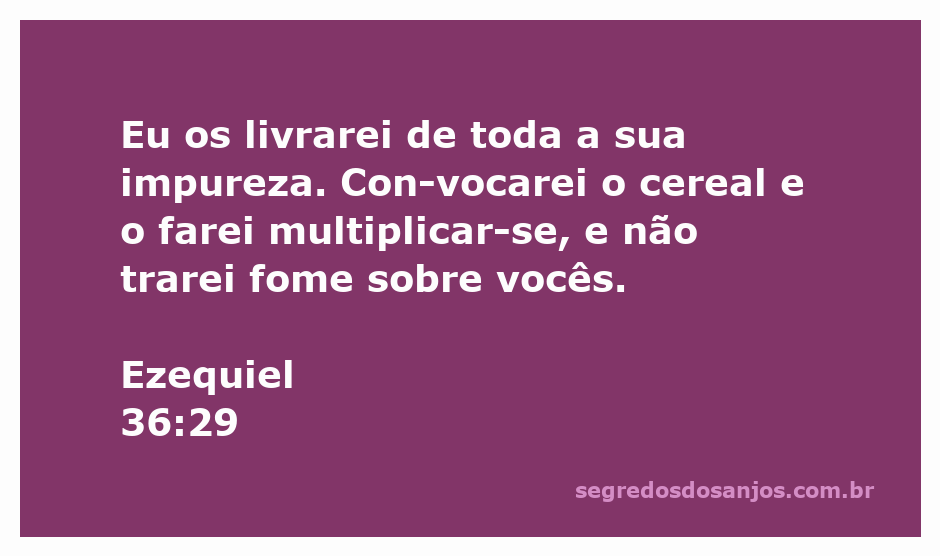 Imagem representativa da promessa de purificação e abundância em Ezequiel 36:29, mostrando um campo fértil e produtivo.