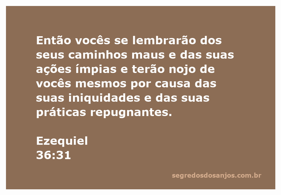 Imagem representativa do arrependimento e reflexão sobre ações passadas, ilustrando Ezequiel 36:31.