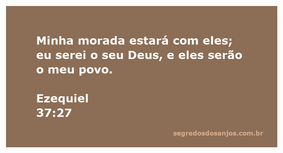 Imagem representativa da morada de Deus entre o Seu povo, simbolizando a presença divina conforme Ezequiel 37:27.