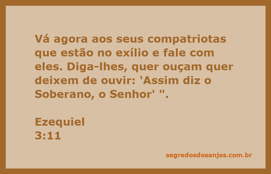 Imagem de Ezequiel pregando aos exilados, representando a mensagem de Deus aos compatriotas.