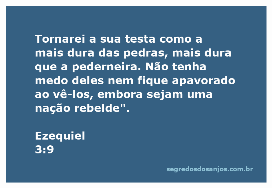 Imagem representando Ezequiel 3:9, destacando a força e resistência espiritual em face da adversidade.