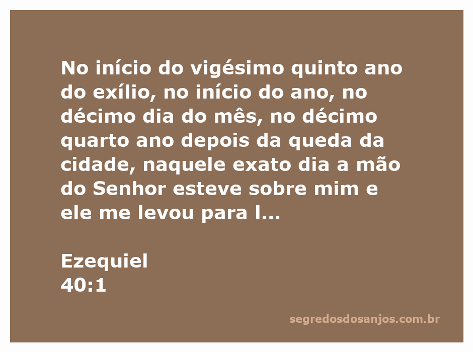 Imagem representativa da visão de Ezequiel no exílio, mostrando a mão do Senhor guiando-o.