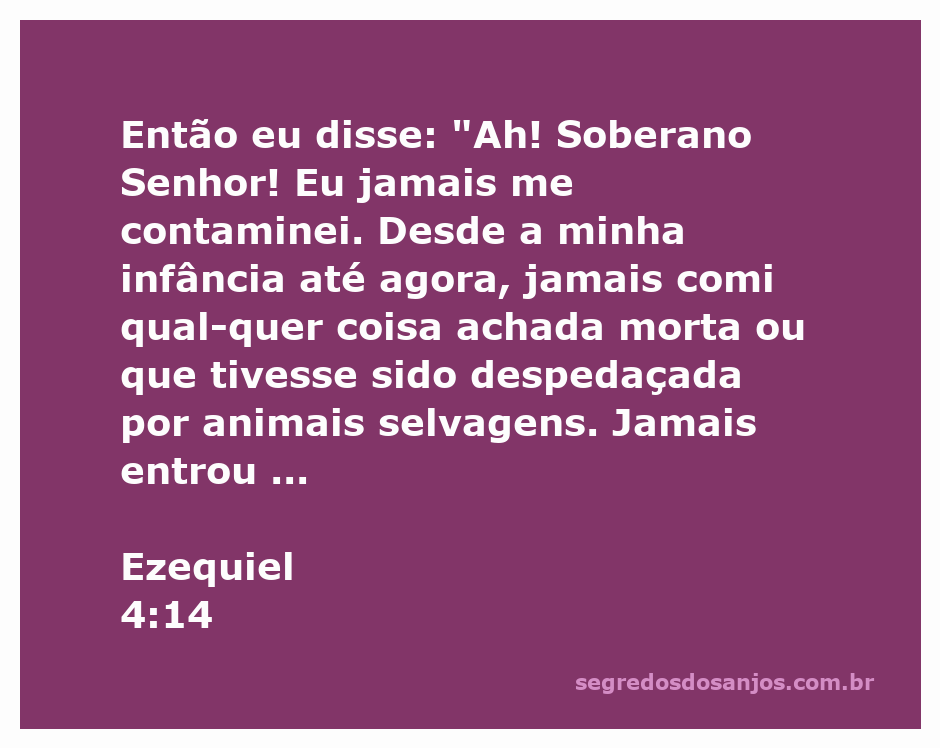 Imagem de uma representação artística de Ezequiel expressando sua preocupação sobre a contaminação alimentar.