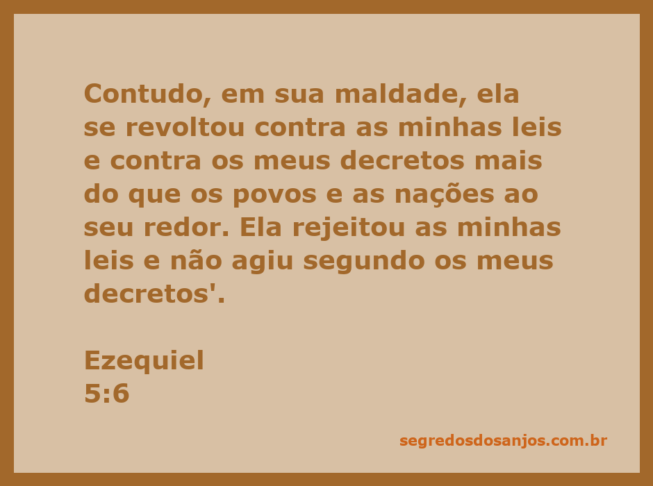 Ilustração representando Ezequiel 5:6, destacando a rebelião de Israel contra as leis de Deus.