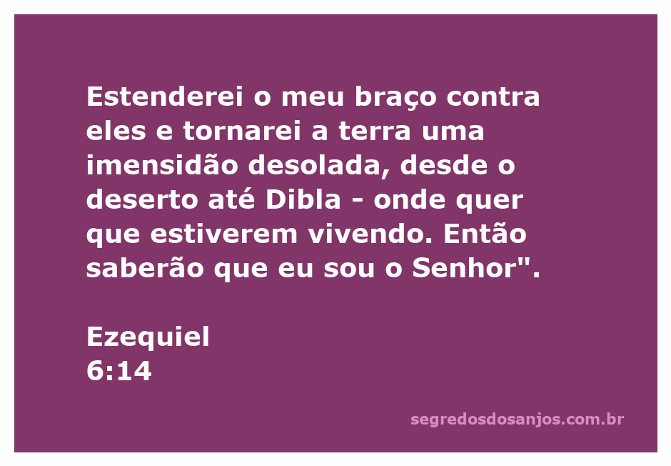 Imagem representativa da desolação da terra conforme Ezequiel 6:14, simbolizando o julgamento divino.