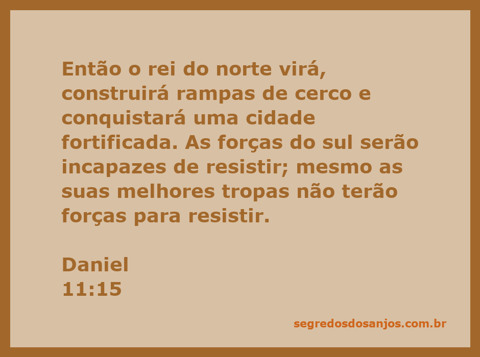 Ilustração do Rei do Norte construindo rampas de cerco em uma cidade fortificada, representando a conquista descrita em Daniel 11:15.