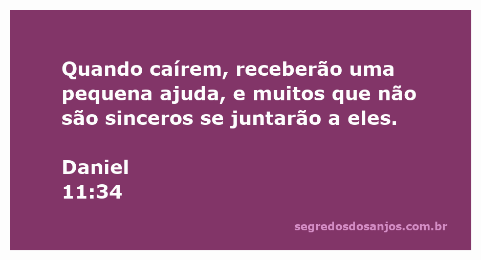 Ilustração da passagem de Daniel 11:34, representando a ajuda recebida em tempos difíceis.