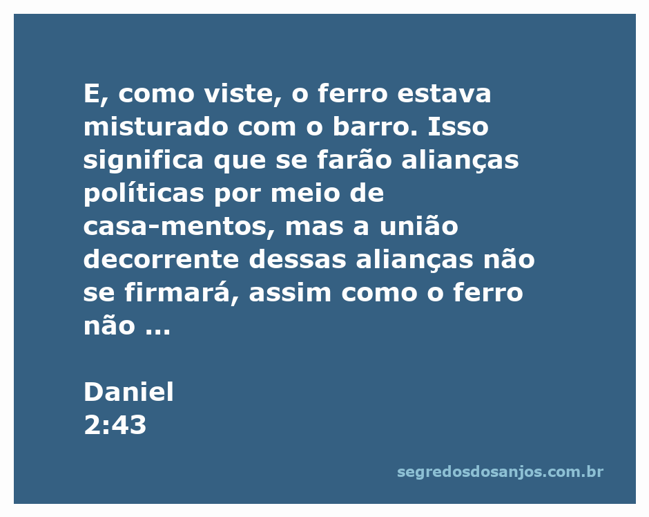 Imagem representativa da mistura de ferro e barro, simbolizando alianças políticas temporárias, conforme Daniel 2:43.