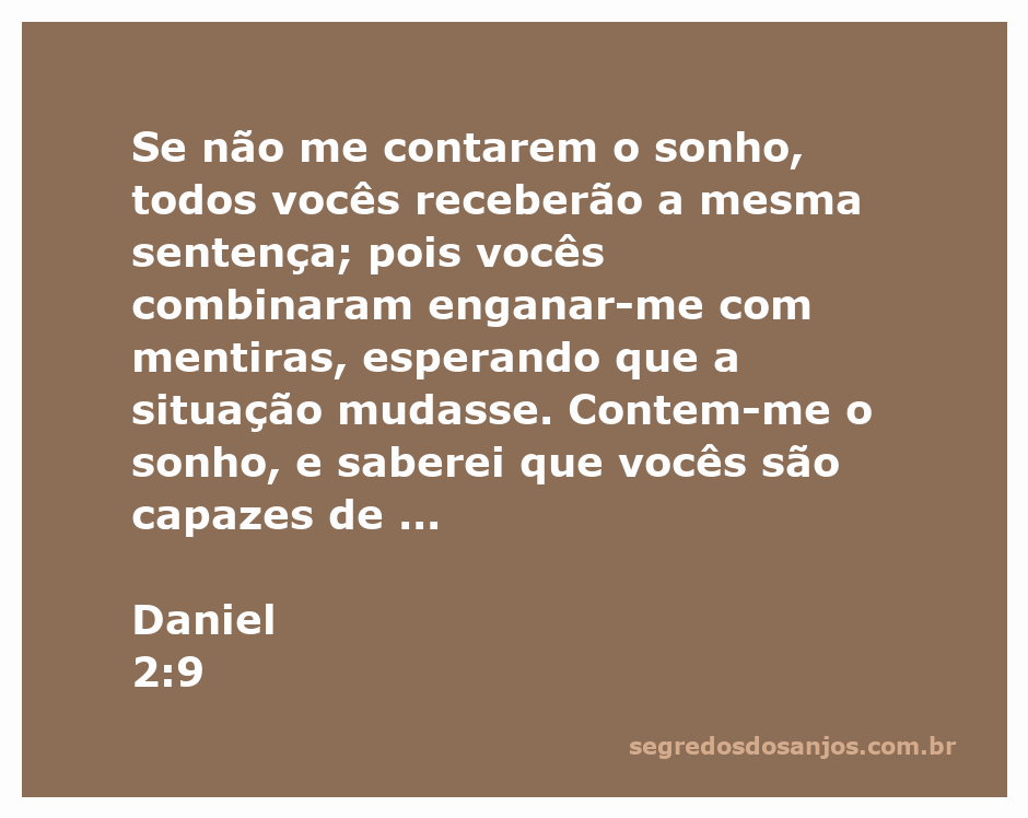 O profeta Daniel confronta os sábios da Babilônia sobre a interpretação de um sonho