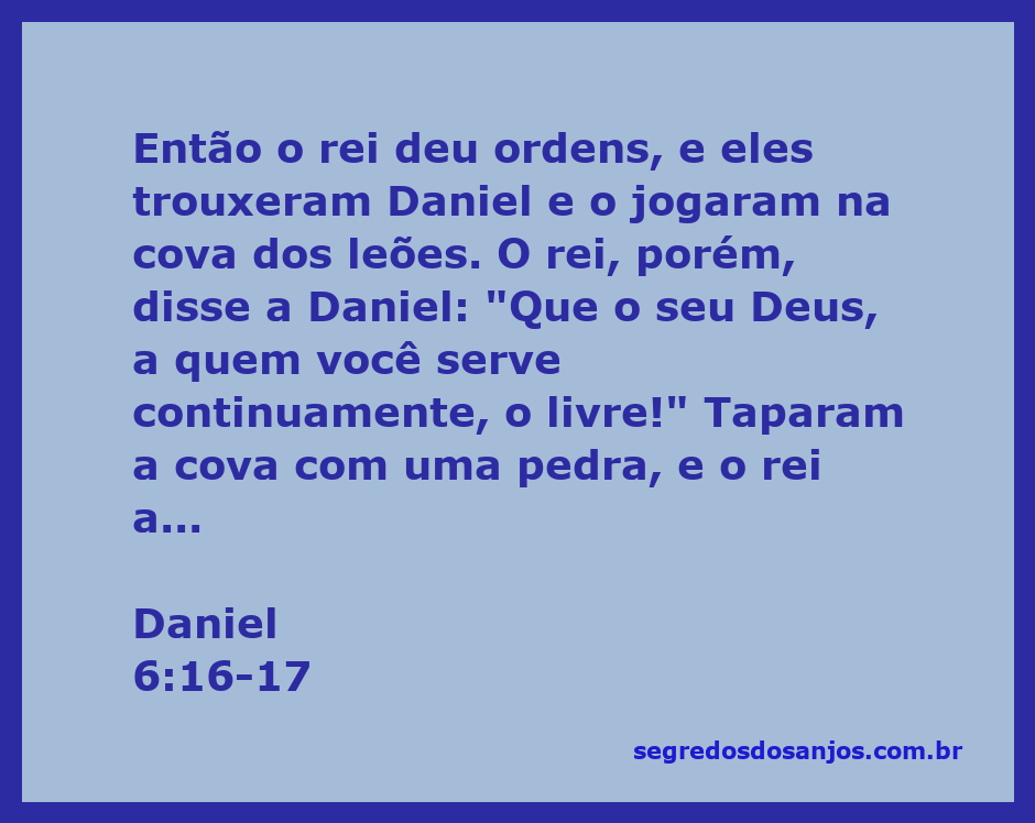 Daniel sendo lançado na cova dos leões, simbolizando fé e coragem diante da adversidade.