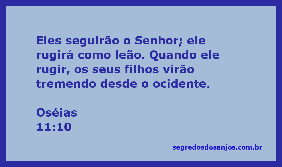 Ilustração de um leão rugindo, simbolizando a voz poderosa de Deus, com referências ao versículo de Oséias 11:10.