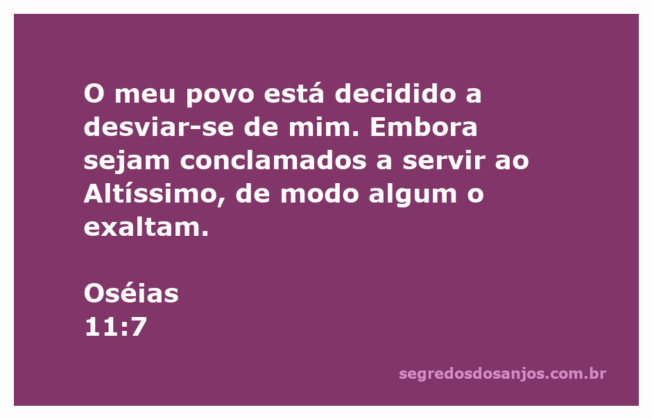 Imagem representativa do versículo de Oséias 11:7, mostrando um povo se afastando de Deus.
