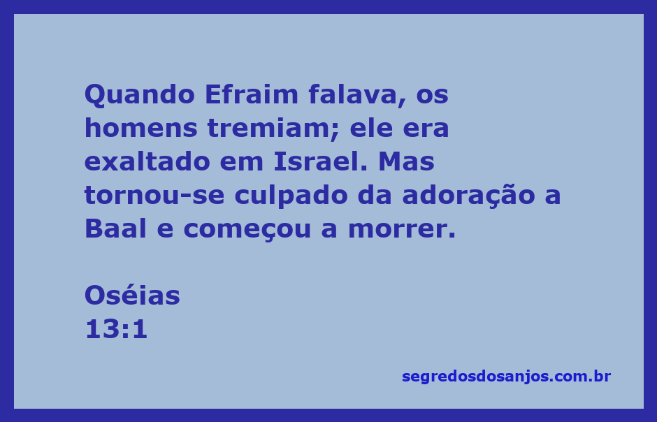 Imagem representando Efraim, simbolizando a grandiosidade e a queda de Israel devido à adoração a Baal.