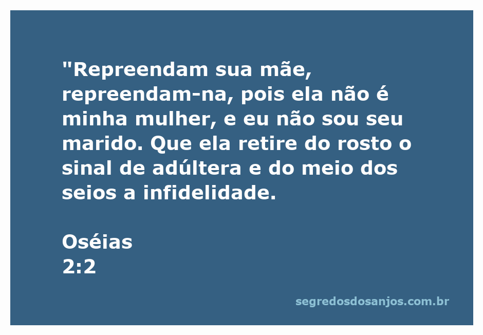 Imagem representativa da passagem de Oséias 2:2, mostrando a relação entre Deus e Israel como um casamento rompido.
