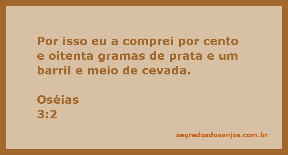 Imagem representativa da compra de Gomer com prata e cevada, simbolizando a redenção e o amor de Deus.