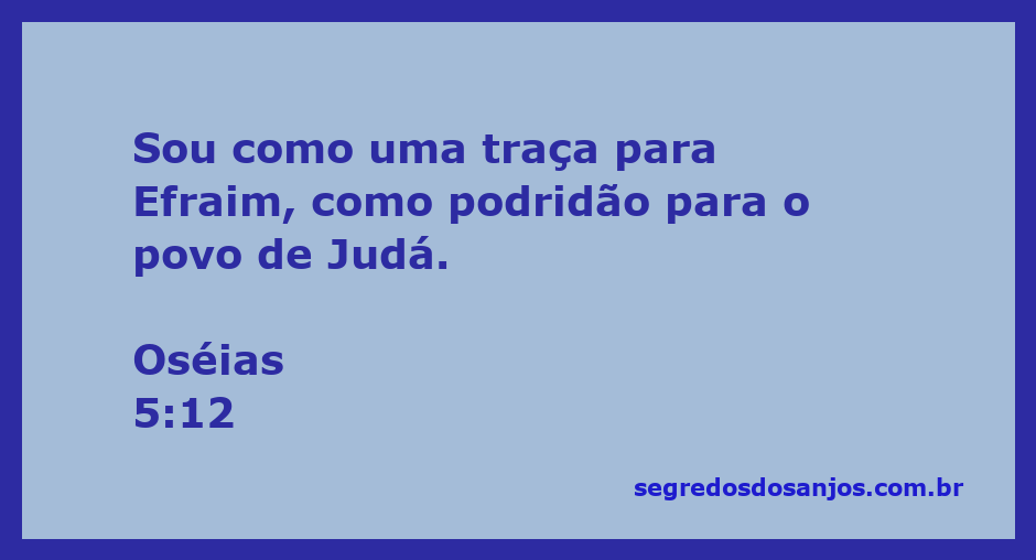 Imagem simbolizando a traição e a deterioração, representando a passagem de Oséias 5:12.
