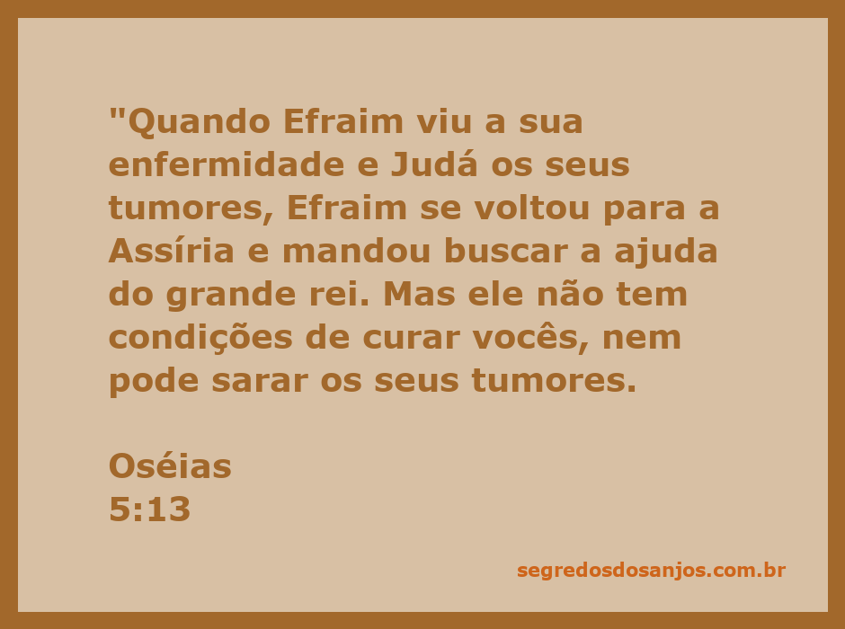 Ilustração que representa Efraim buscando ajuda na Assíria, simbolizando a luta contra suas enfermidades.
