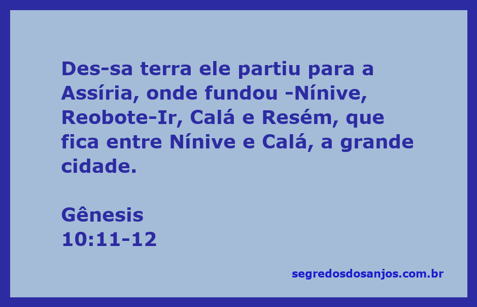 Imagem representativa da antiga cidade de Nínive, fundada por Nimrod conforme Gênesis 10:11-12.