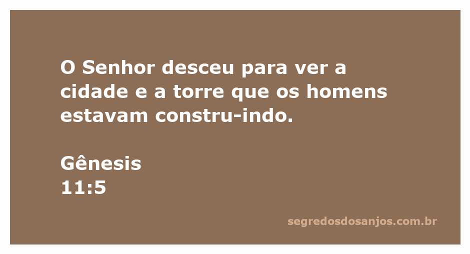 Representação da cidade e da torre de Babel, simbolizando a construção dos homens sob a observação de Deus.