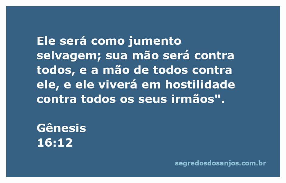 Ilustração de um jumento selvagem simbolizando a luta e hostilidade de Ismael, conforme Gênesis 16:12.
