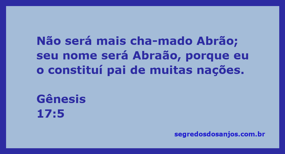 Imagem representativa da transformação do nome Abrão para Abraão, simbolizando a promessa de Deus de torná-lo pai de muitas nações.