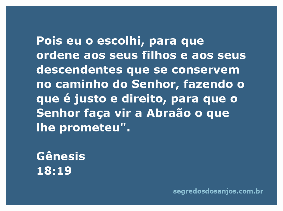 Imagem representativa de Abraão ensinando seus filhos sobre o caminho do Senhor conforme Gênesis 18:19.