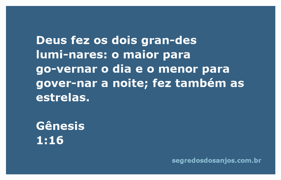 Representação dos dois grandes luminares criados por Deus, o sol e a lua, com estrelas ao fundo.