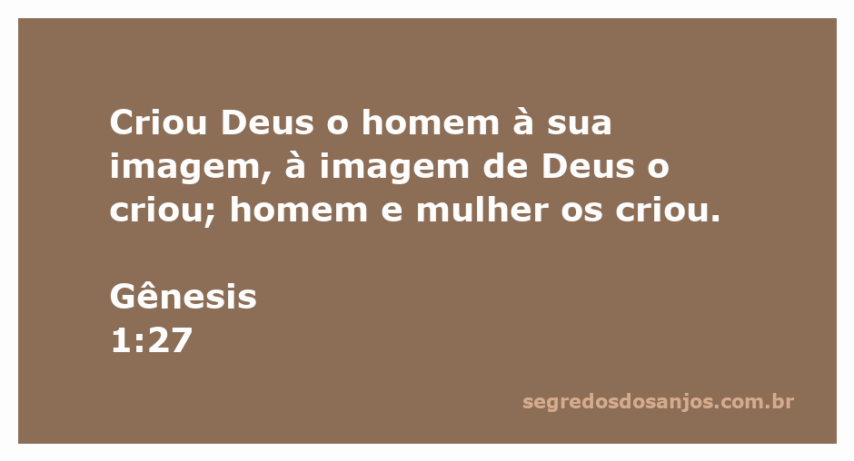 Imagem representando a criação do homem e da mulher à imagem de Deus, inspirada em Gênesis 1:27.