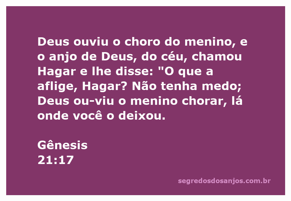 Imagem de Hagar e seu filho Ismael, simbolizando o cuidado divino e a resposta de Deus às suas aflições.