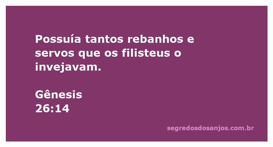 Ilustração de Isaac com seus rebanhos e servos, mostrando a riqueza que gerou a inveja dos filisteus.