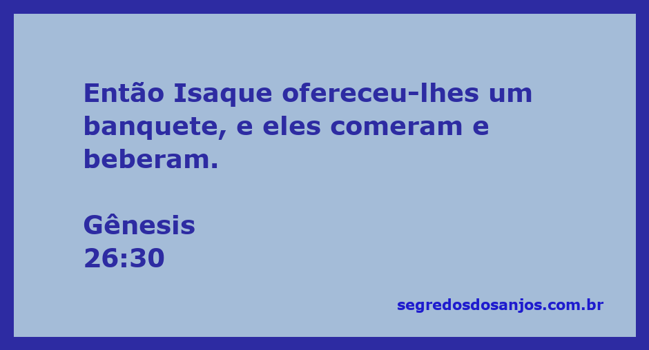 Isaque oferecendo um banquete para os seus convidados, simbolizando hospitalidade e amizade.