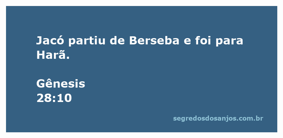 Imagem de Jacó partindo de Berseba em direção a Harã, simbolizando a jornada e a fé.