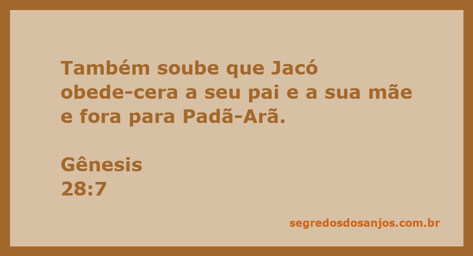 Jacó seguindo as instruções de seus pais ao viajar para Padã-Arã retratado em uma ilustração bíblica.