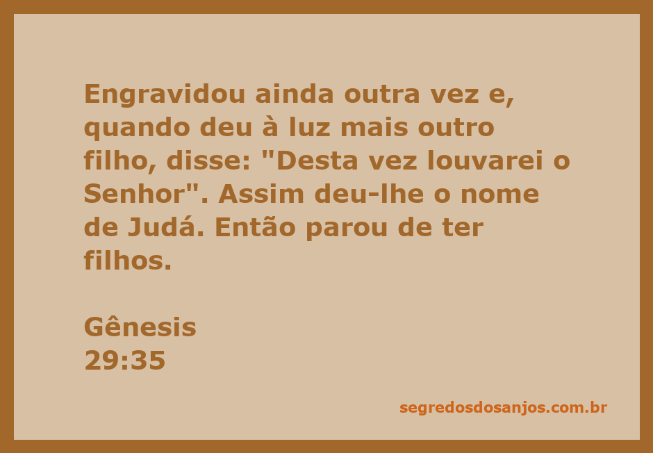 Imagem representativa de Judá, o quarto filho de Jacó e Léia, simbolizando louvor ao Senhor.